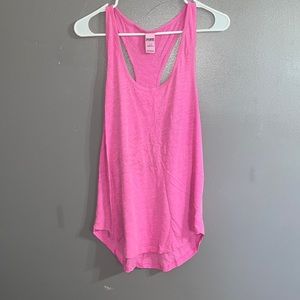 Women pink tank top